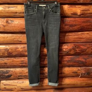 Levi’s 721 High Rise Skinny jeans  - size 29 black washed color